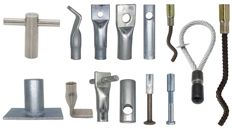 Подъемные и крепежные муфты из сборного железобетона