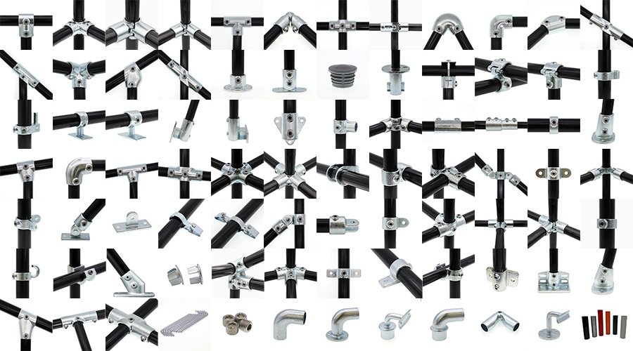 Оцинкованные фитинги для трубных поручней