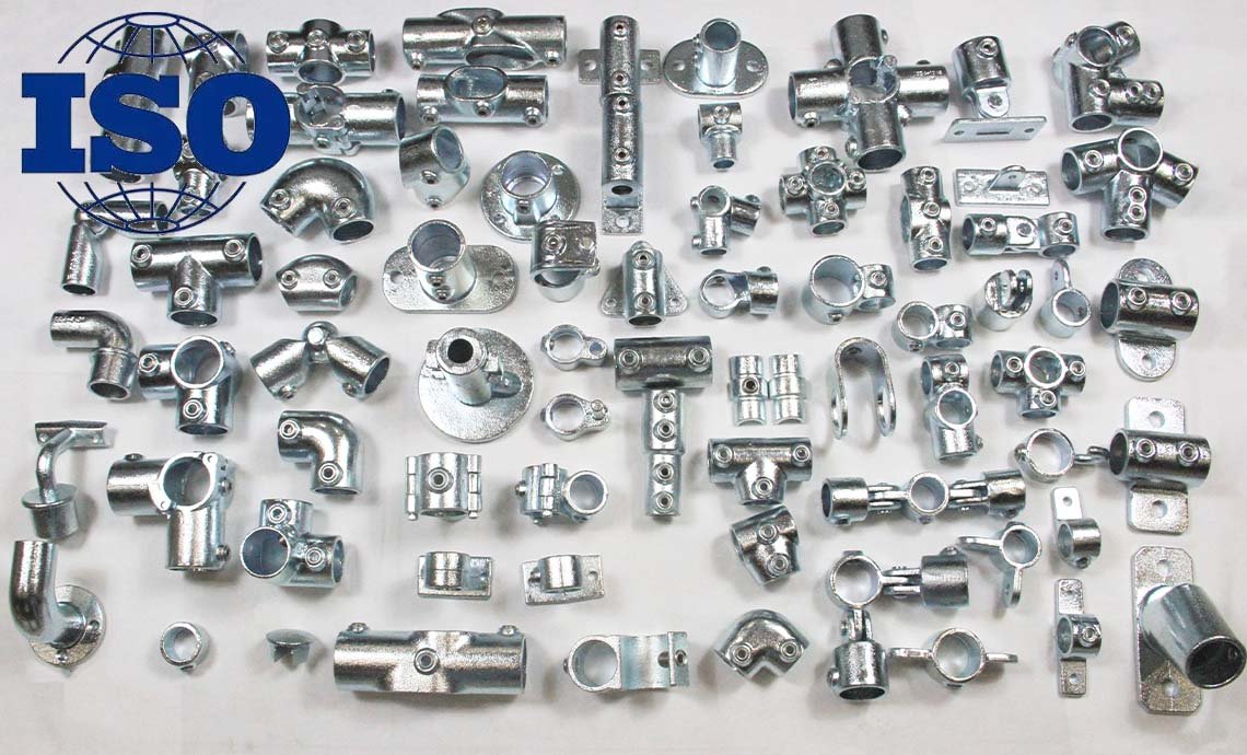 Высококачественная оцинкованная трубная арматура для поручней