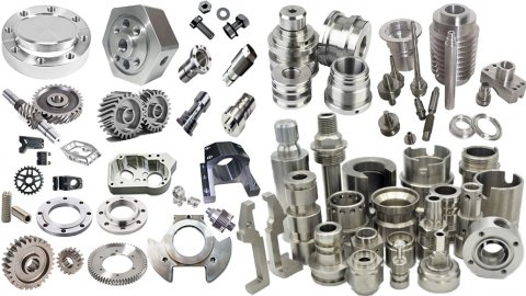 Металлические детали, прошедшие механическую обработку