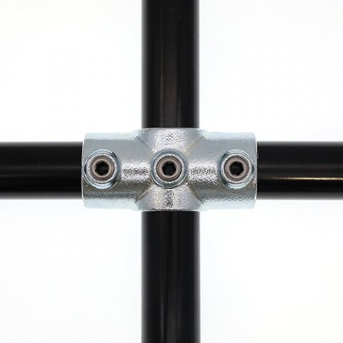 Оцинкованные соединительные фитинги для труб 119R — переходная двухгнездовая крестовина