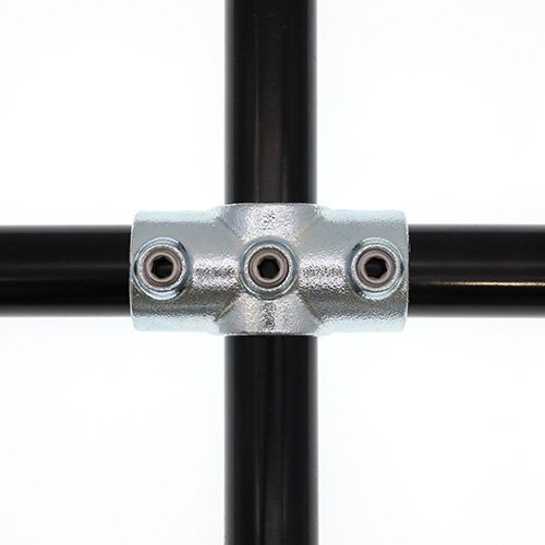 Оцинкованные соединительные фитинги для труб 119R — переходная двухгнездовая крестовина