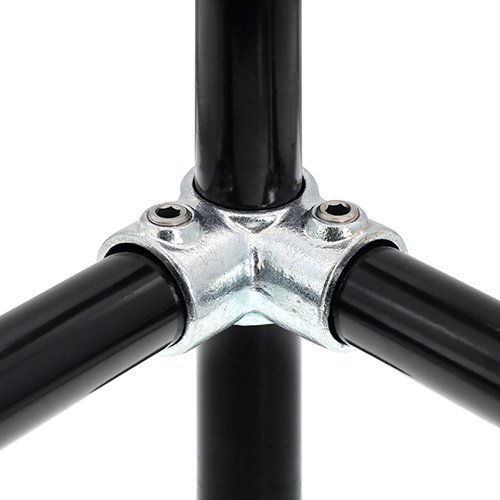 116 Оцинкованные фитинги для труб с зажимами, тройник с боковым выходом