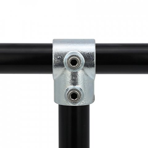 101 Фитинги для поручней из оцинкованной трубы, хомуты для труб, короткие тройники