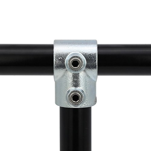 101 Фитинги для поручней из оцинкованной трубы, хомуты для труб, короткие тройники