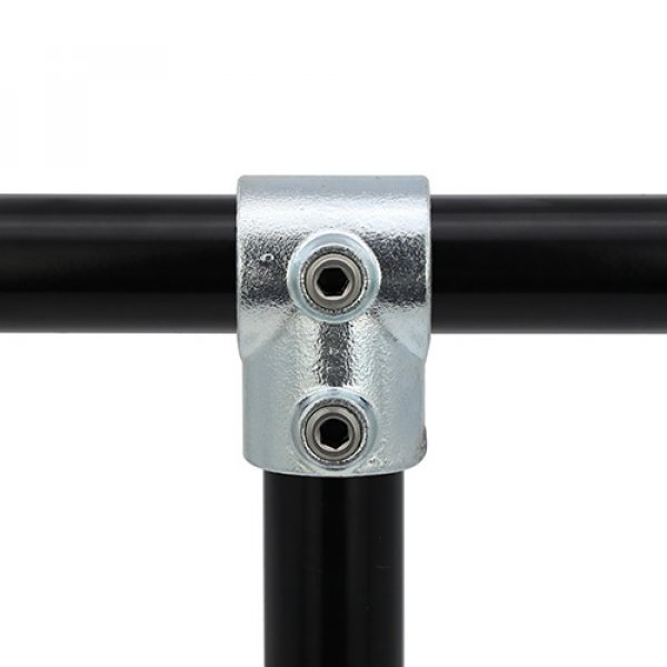 Оцинкованные фитинги для труб и ограждений 101R, переходник, короткий тройник