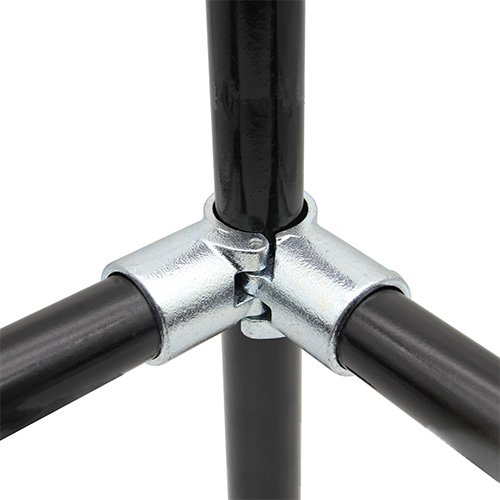 116A Оцинкованный дополнительный тройник с боковым выходом для защитных ограждений из труб