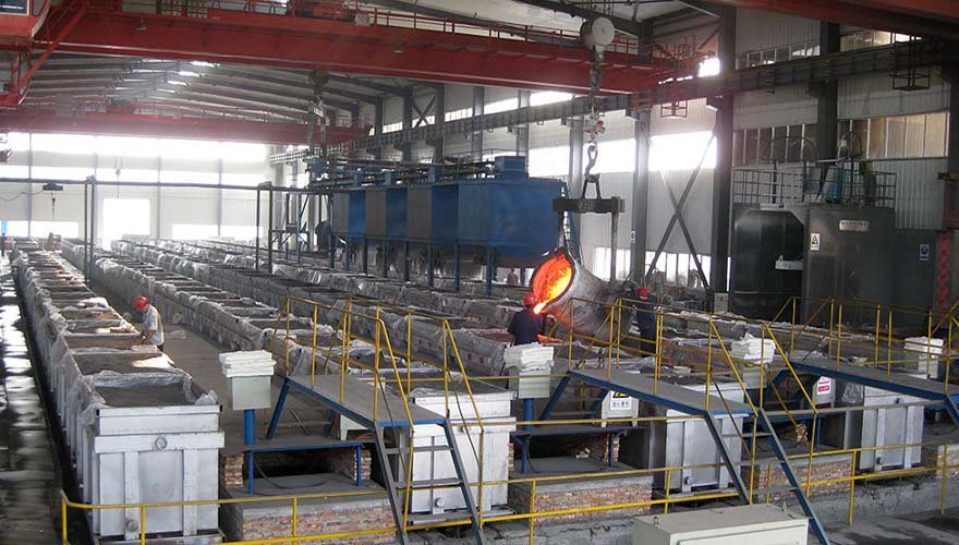 Литейный цех по литью по газифицируемым моделям в Китае