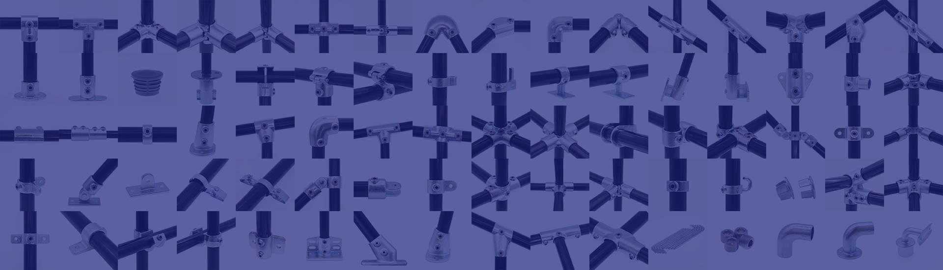 Оцинкованные фитинги для трубных зажимов (Key Clamp) 124 (отвод от 125 до 178 градусов)